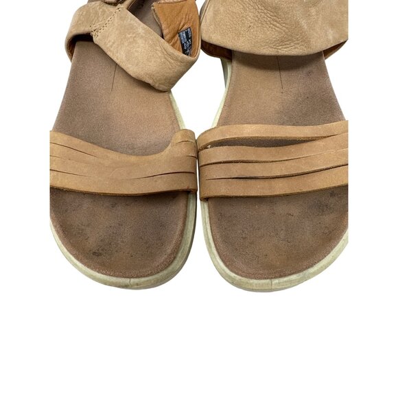 Ecco Flowt Leather Adjustable Strap Sandals with Cushioned Sole Size 39 US 8 - Picture 7 of 13